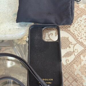 Bandolier Crossbody phone case. The style is Emma. It is a iPhone 16 Pro Max